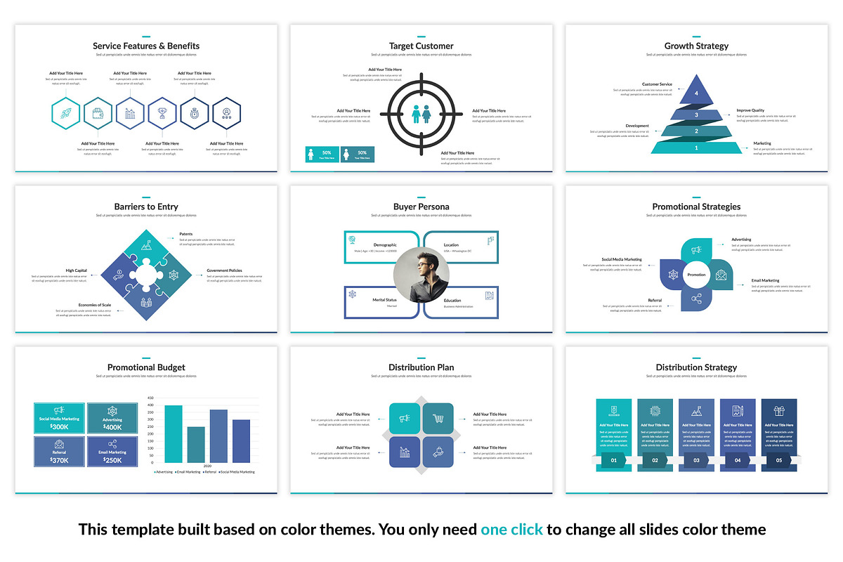 Marketing Plan PowerPoint Template, a Presentation Template by SlideBunny (Photo 10 of 30)