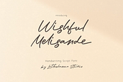 Wishful Melisande Handwriting Font, a Handwritten Font by Letterhanna Studio (Thumbnail 2 of 11)