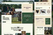 Horse Riding WordPress Theme, a WordPress Template by Nicdark Themes (Thumbnail 2 of 4)