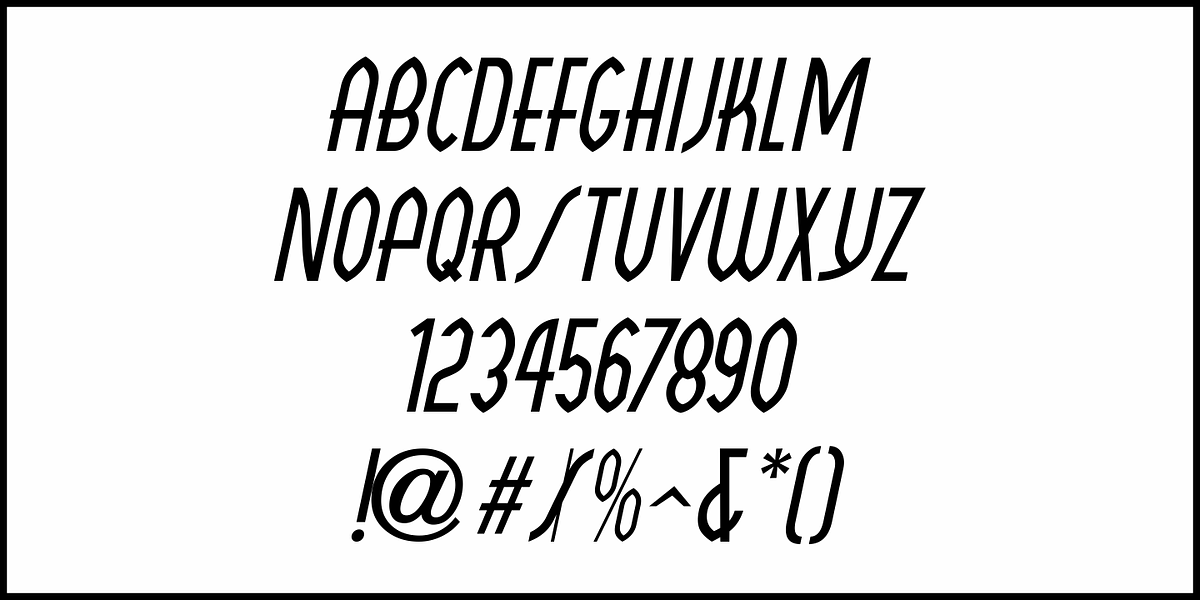 Structural Glass JNL, a Font by Jeff Levine Fonts (Photo 5 of 5)