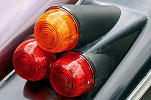Vintage car lights, a Transportation Photo by BOOCYS