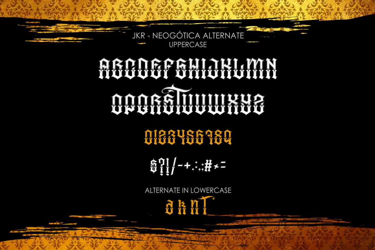 NEOGÓTICA, a Blackletter Font by jakejarkor (Photo 3 of 9)