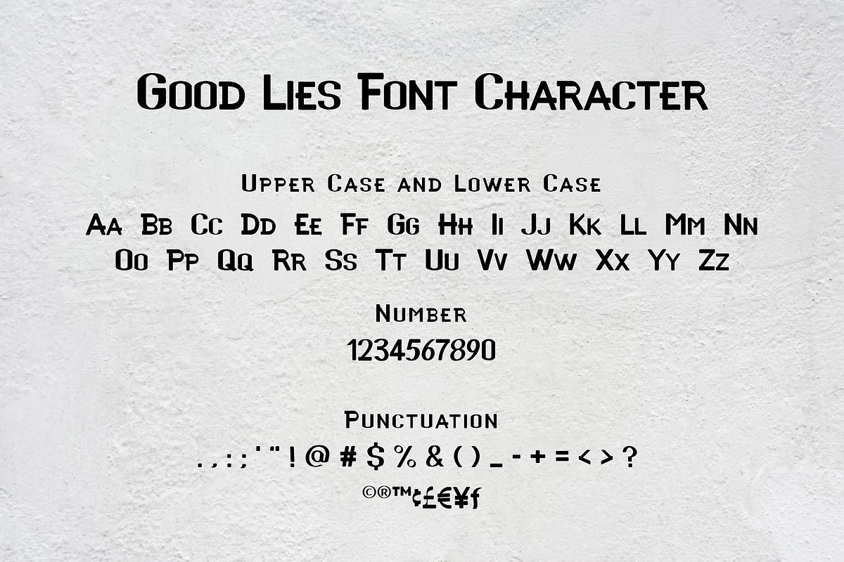 Good Lies Modern Sans Display Font, a Sans Serif Font by Gumrega Studio (Photo 5 of 6)