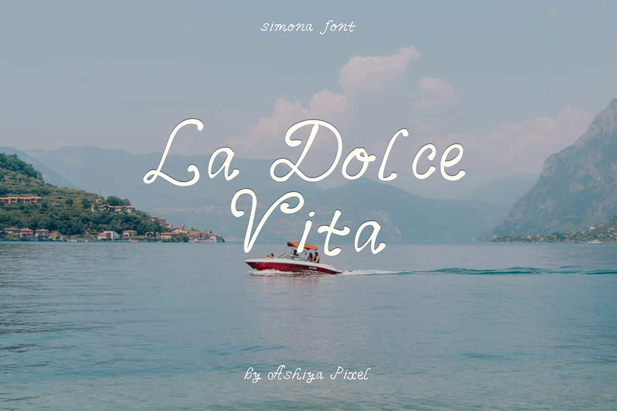 Simona Elegant Quirky Font, a Handwritten Font by Ashiya Pixel (Photo 5 of 13)
