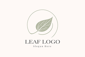 Leaf Logo, Organic & Eco Friendly, a Branding & Logo Template by Art Studio Design