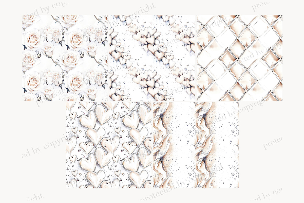 Mothers Day Paper | Neutral Mothers, a Pattern Graphic by GlamArtZhanna (Photo 3 of 4)