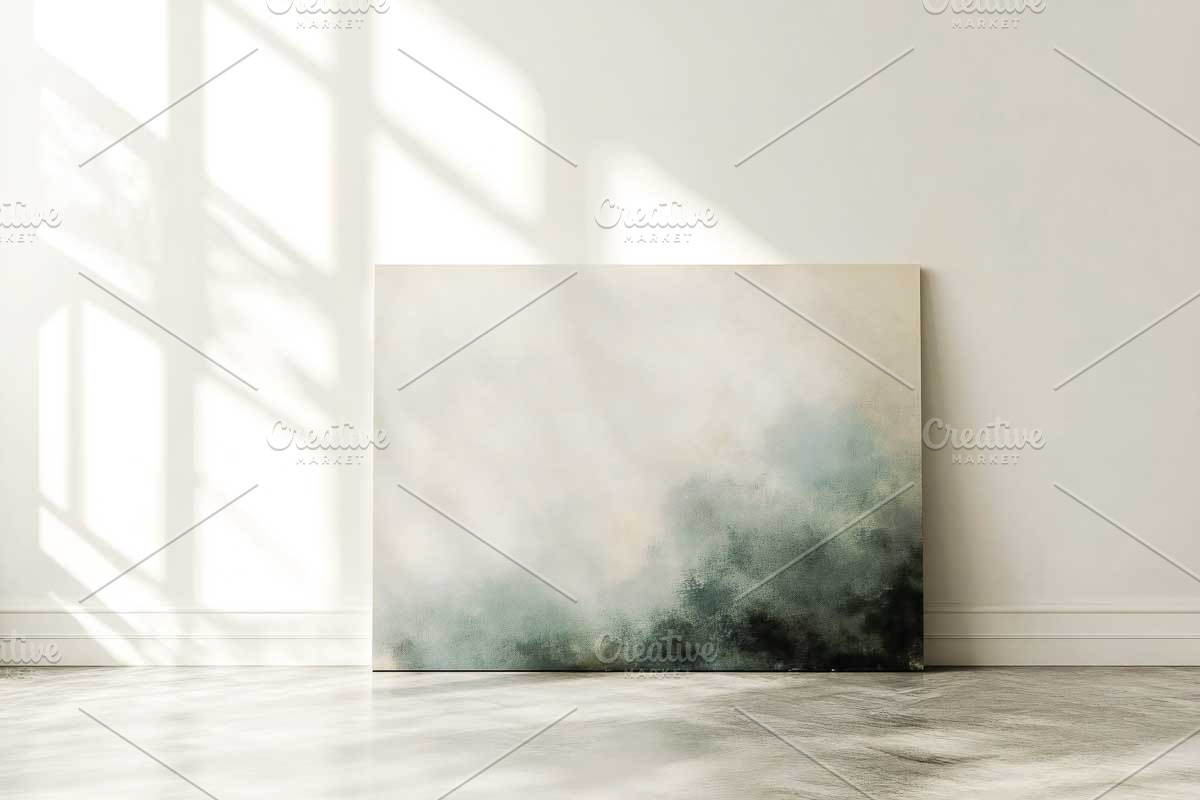 Art Canvas Mockup Minimal Interior, a Templates & Theme by VetalStock (Photo 6 of 12)
