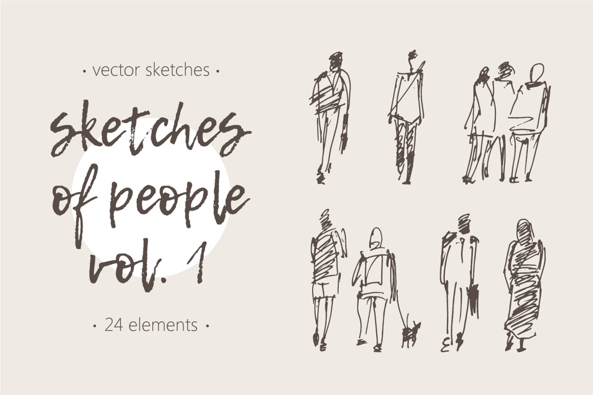 Sketches of different people, vol. 1, a Decorative Illustration by TheMountBirdStudio (Photo 1 of 2)