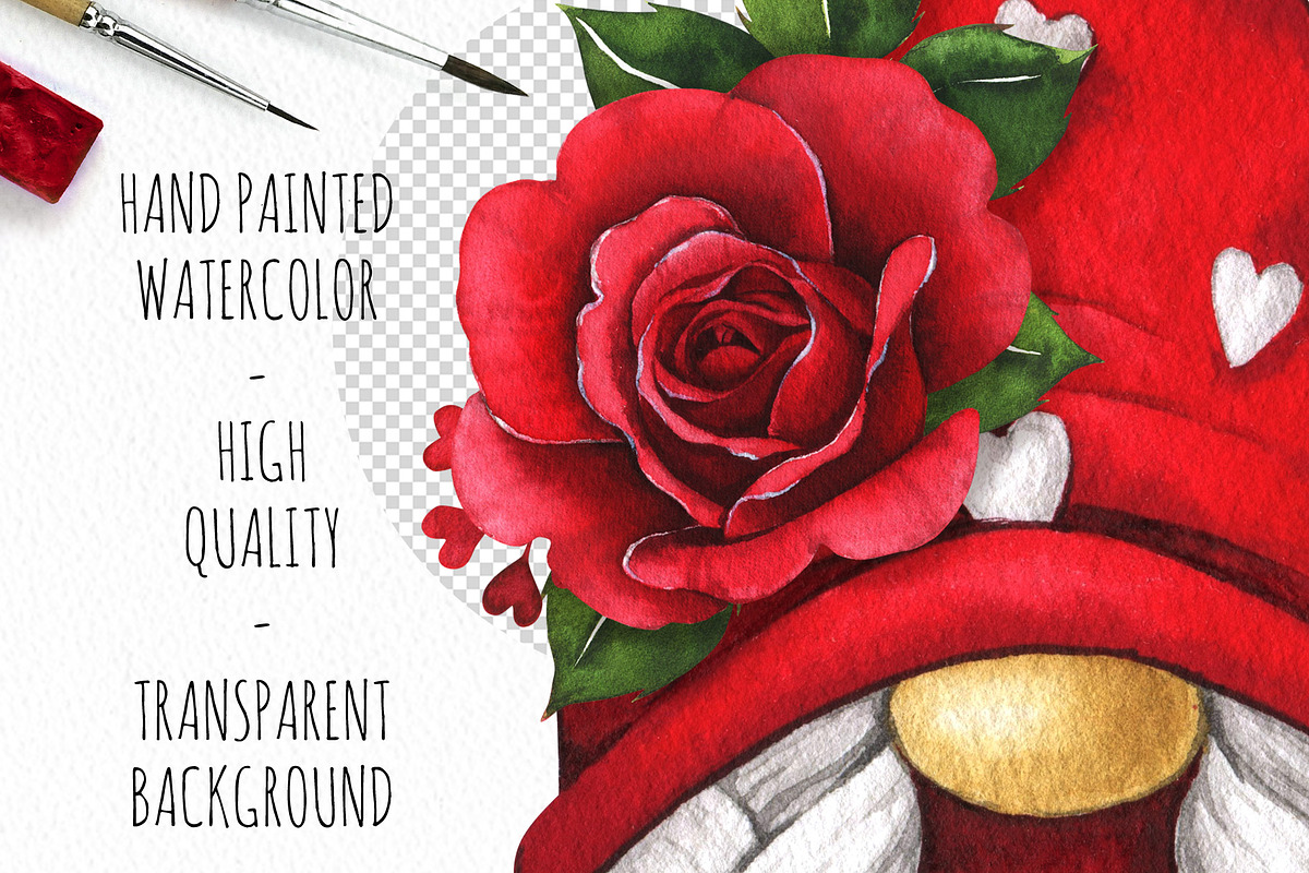 Valentine Gnomes PNG Clipart, an Illustration by Color and Decor (Photo 4 of 7)