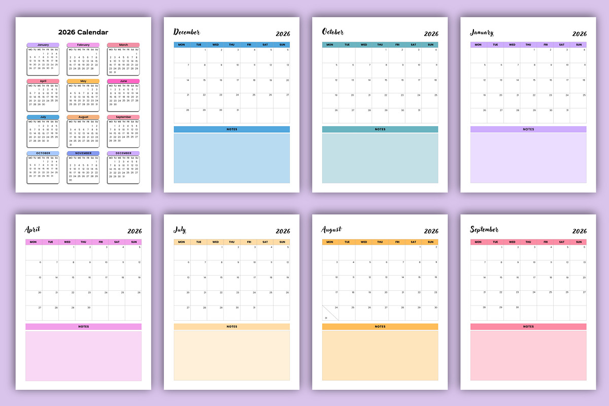 Vision Board planner, a Print Template by Designmela01 (Photo 3 of 5)