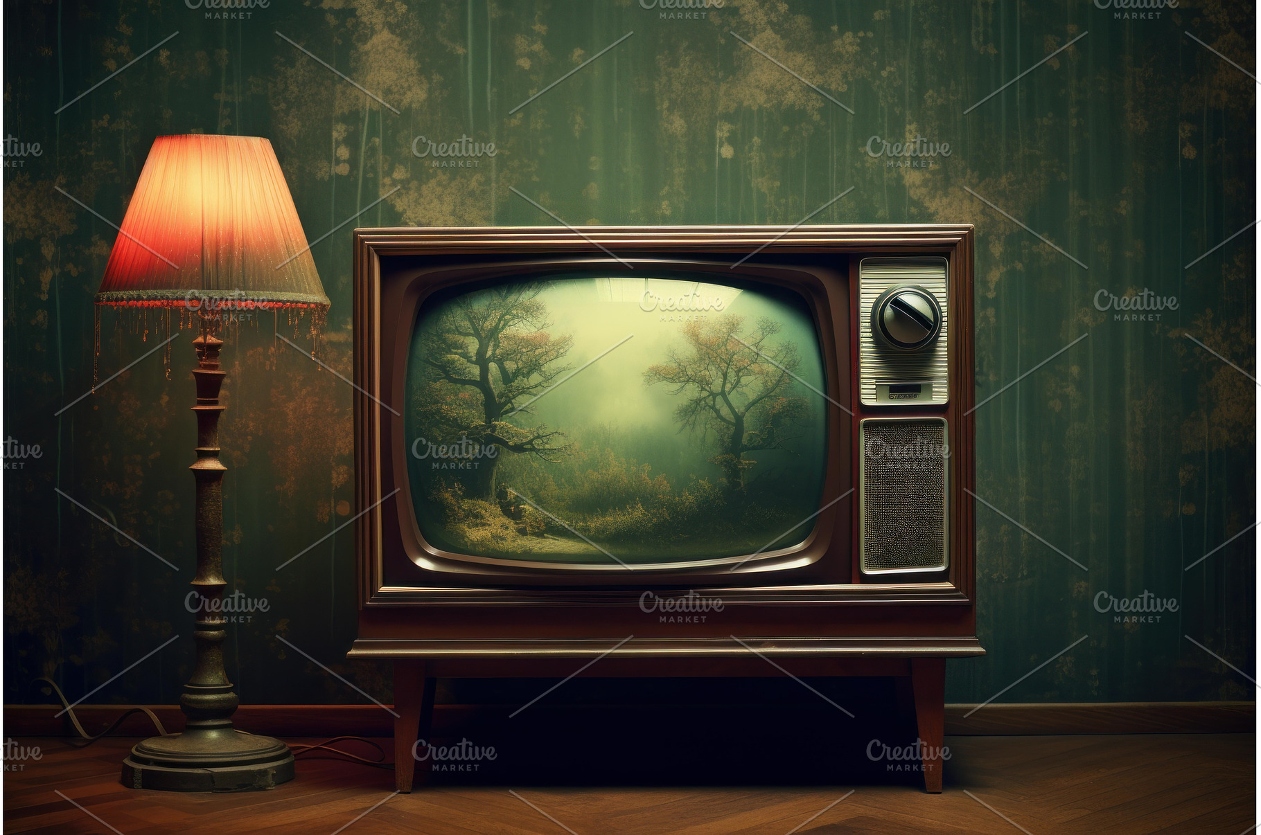 Nostalgic Retro tv. Generate Ai, a Background Photo by Ylivdesign