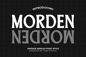 Morden Vintage Serif