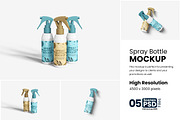 Spray Bottle Mockup, a Packaging Mockup by bimockup (Thumbnail 1 of 6)