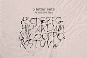 Scribbles 560+Lines, Letter Sets, an Object Graphic by Marie T (Thumbnail 9 of 15)