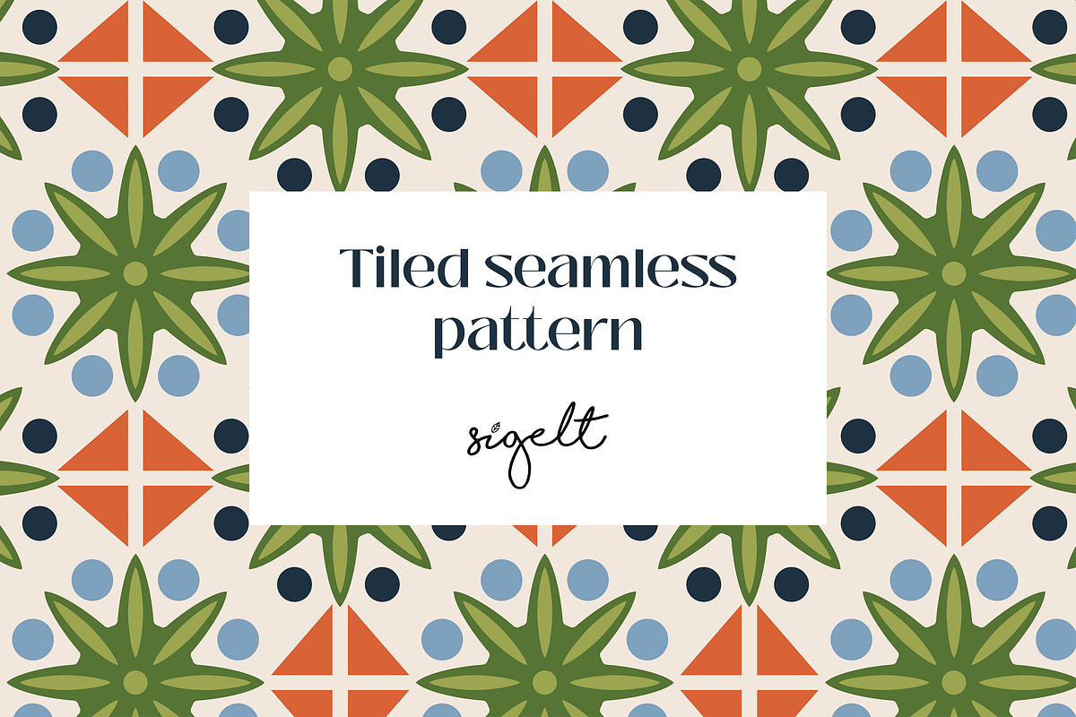 Tiled pattern, a Pattern Graphic by Sigelt (Photo 1 of 6)