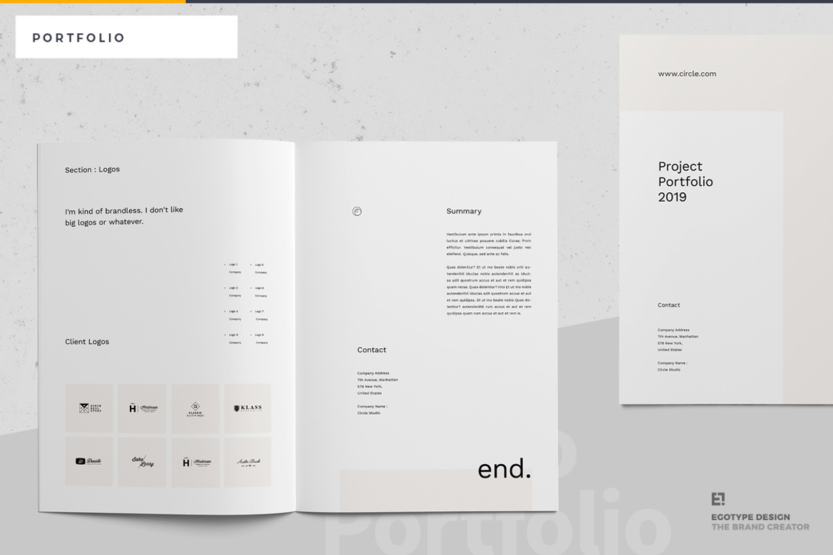 Circle Portfolio, a Brochure Template by Egotype (Photo 14 of 21)