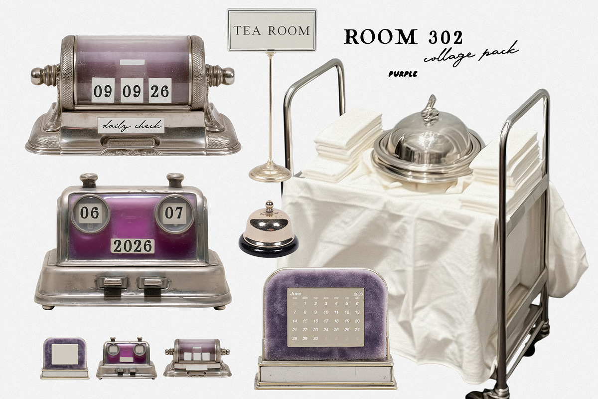 ROOM 302: Archival Hotel Collage, an Object Graphic by Purple (Photo 4 of 16)