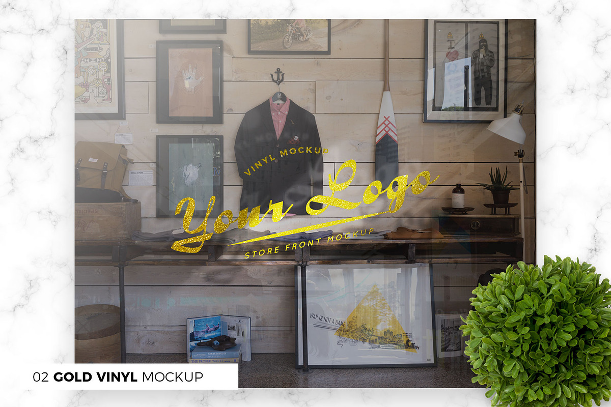 Shop Vinyl Signage Mockup, a Product Mockup by MockUpgrade (Photo 4 of 6)