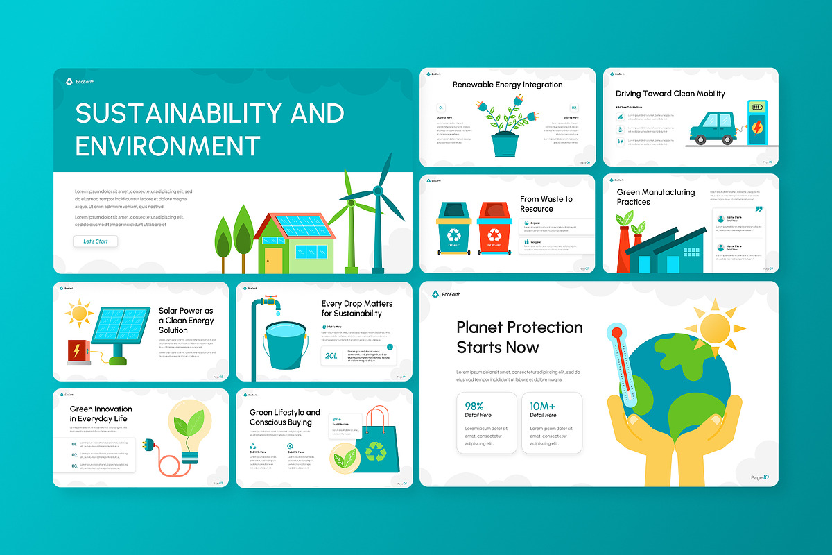 Sustainability and Environment PPT, a Presentation Template by Antstheme (Photo 4 of 4)