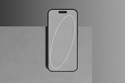 iPhone 15 Pro Standard Mockup 24, an iPhone Mockup by Orbyt Studio (Thumbnail 1 of 3)