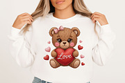 Faux Yarn Crochet Mother's day Teddy, an Illustration by Designking (Thumbnail 2 of 6)