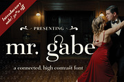Mr Gabe Regular, a Serif Font by Leksen Design (Thumbnail 1 of 7)