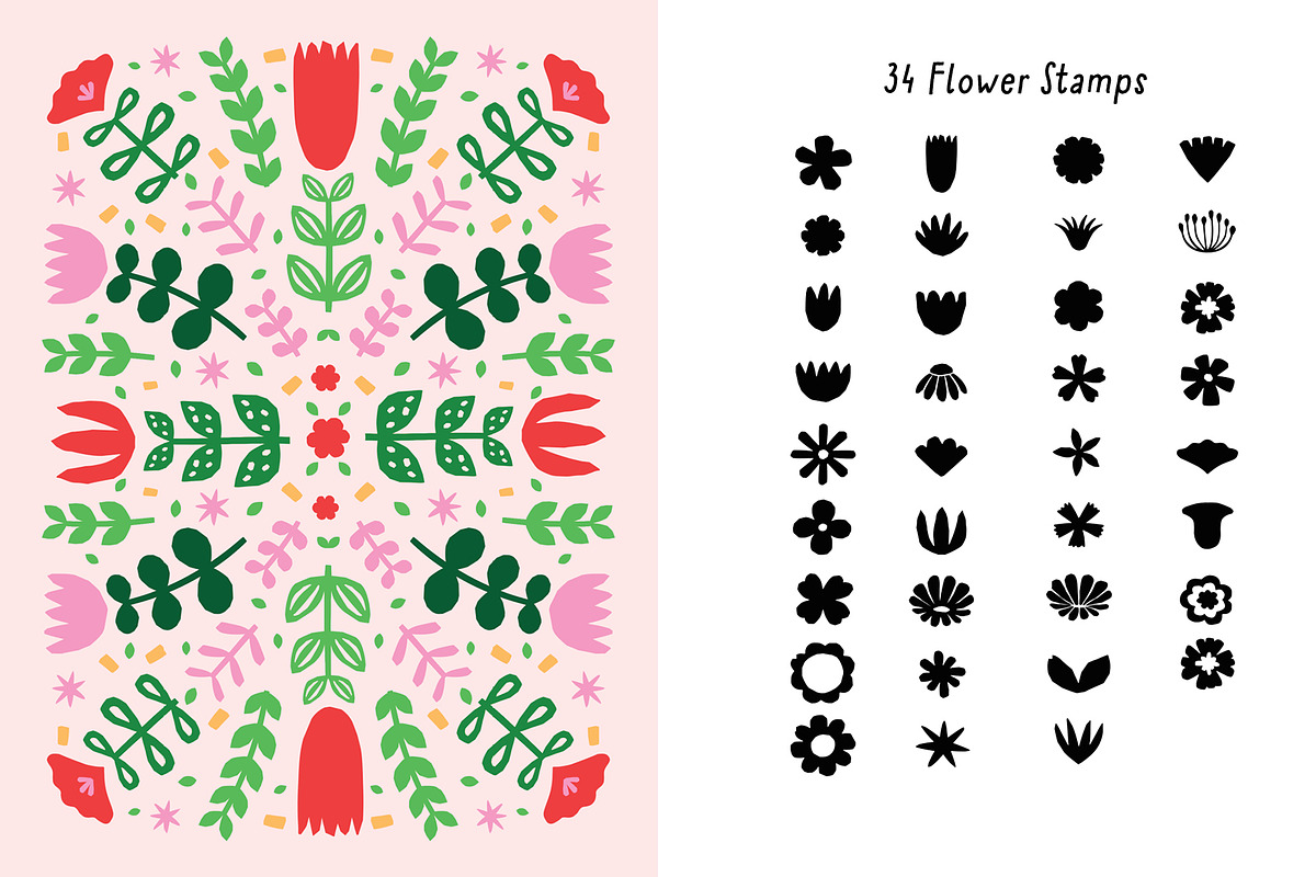 Cut Out Florals for Procreate, a Brush Add-On by Pencil Twist (Photo 3 of 10)