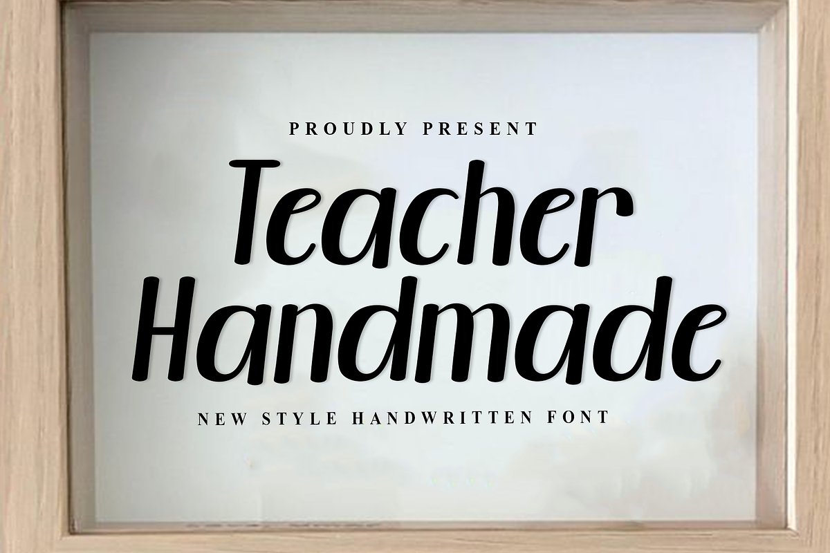Teacher Handmade, a Handwritten Font by InermediaSTUDIO (Photo 1 of 8)