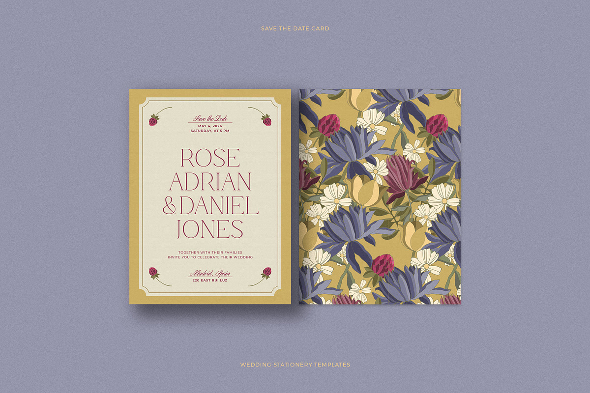 Garden | Wedding Stationery, an Invitation Template by Evgeniya Goktas (Photo 6 of 11)