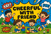 Grooven Pop – Cute Comic Font, a Sans Serif Font by Limited.studio (Thumbnail 3 of 6)