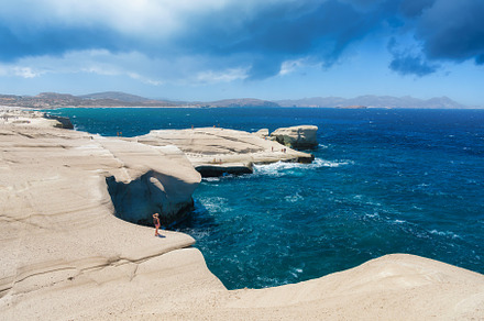 Sarakiniko Beach, Milos, Greece, a Nature Photo by Landscape and travel