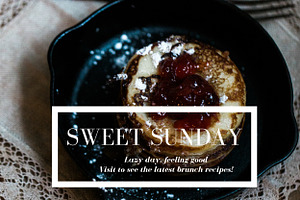 Food stock photos - Sunday brekkie