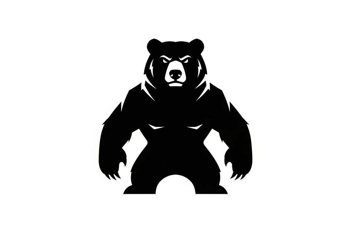 Nature Wildlife Bear Silhouette Bund, an Illustration by Designs_River (Photo 29 of 51)