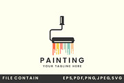Paint brush vintage style logo, a Branding & Logo Template by SD 22 (Thumbnail 2 of 2)