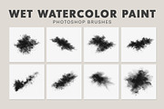 Wet Watercolor Paint Brushes, a Brush Add-On by AB-TheDesigner (Thumbnail 3 of 4)