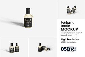 Parfume Bottle Mockup, a Packaging Mockup by bimockup