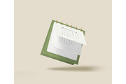 Set of rectangle calendar mockup, a Product Mockup by mockupocka (Thumbnail 6 of 12)