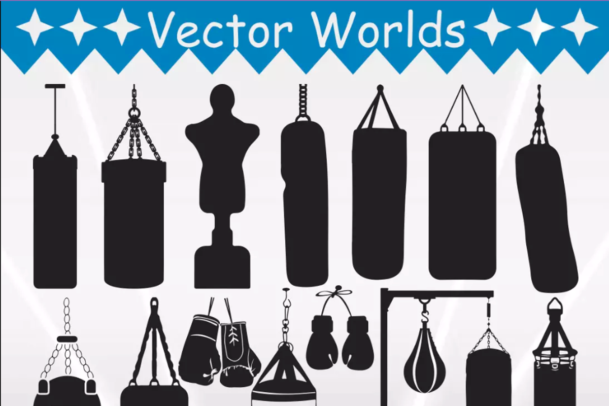 Boxing Bag Svg, Boxing, Bag Svg, an Object Graphic by VectorWorlds (Photo 3 of 3)