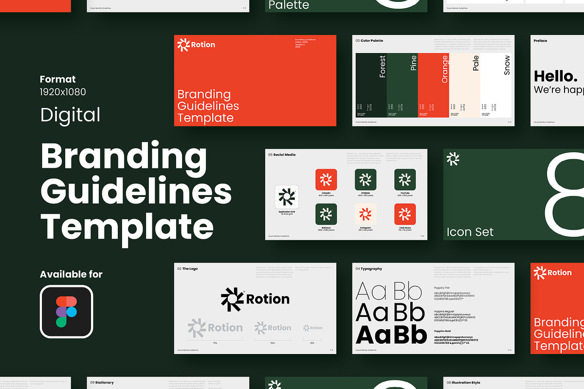Brand Guidelines Template - Figma