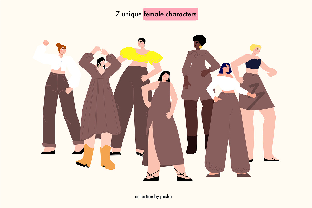 Girls & Flowers: bright summer vibes, a Person Illustration by Pásha (Photo 5 of 8)