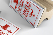 Stamp Business Card Mock-Up, an Advertising Mockup by DesignRushMarket (Thumbnail 8 of 9)