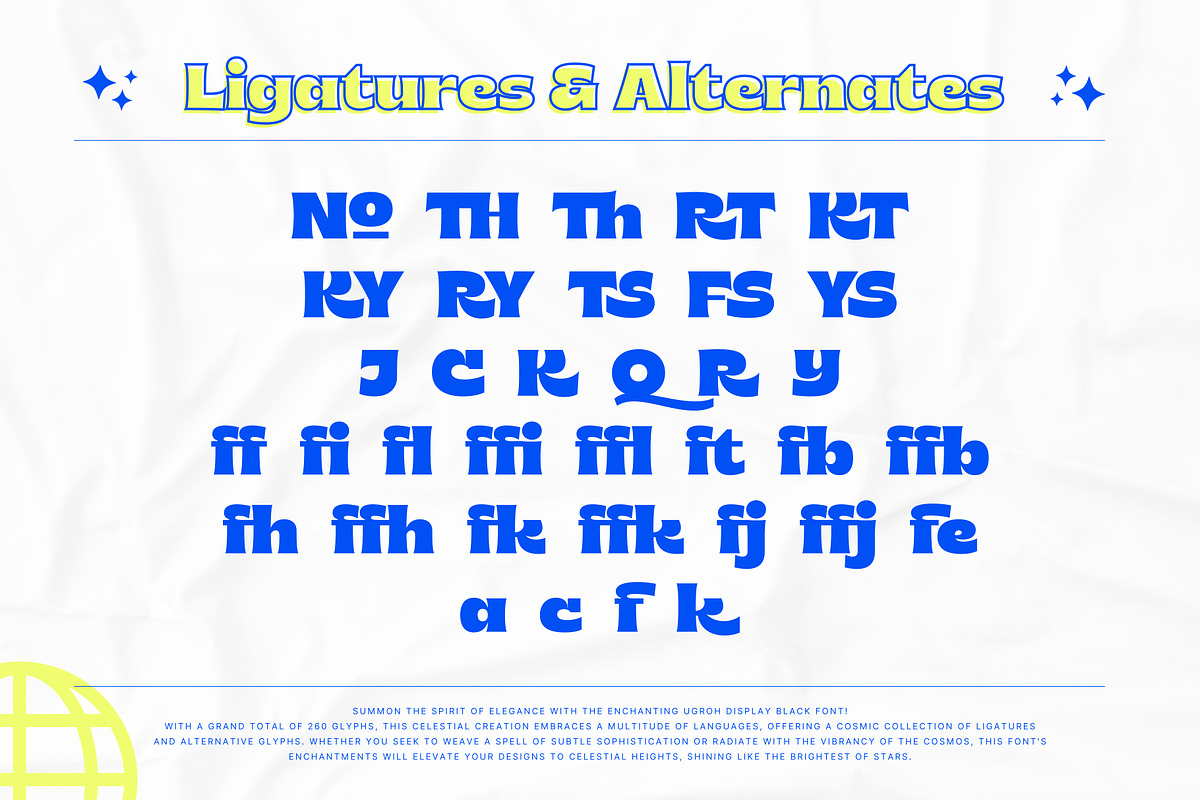Ugroh Black - BOLD Fonts, a Sans Serif Font by Siwox Studios (Photo 11 of 12)