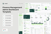 Finance Management Dashboard, an UI Kit Template by peterdraw (Thumbnail 1 of 7)