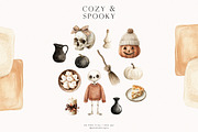 Cozy & Spooky Collection, a Seasonal Illustration by PeDe Designs (Thumbnail 6 of 30)