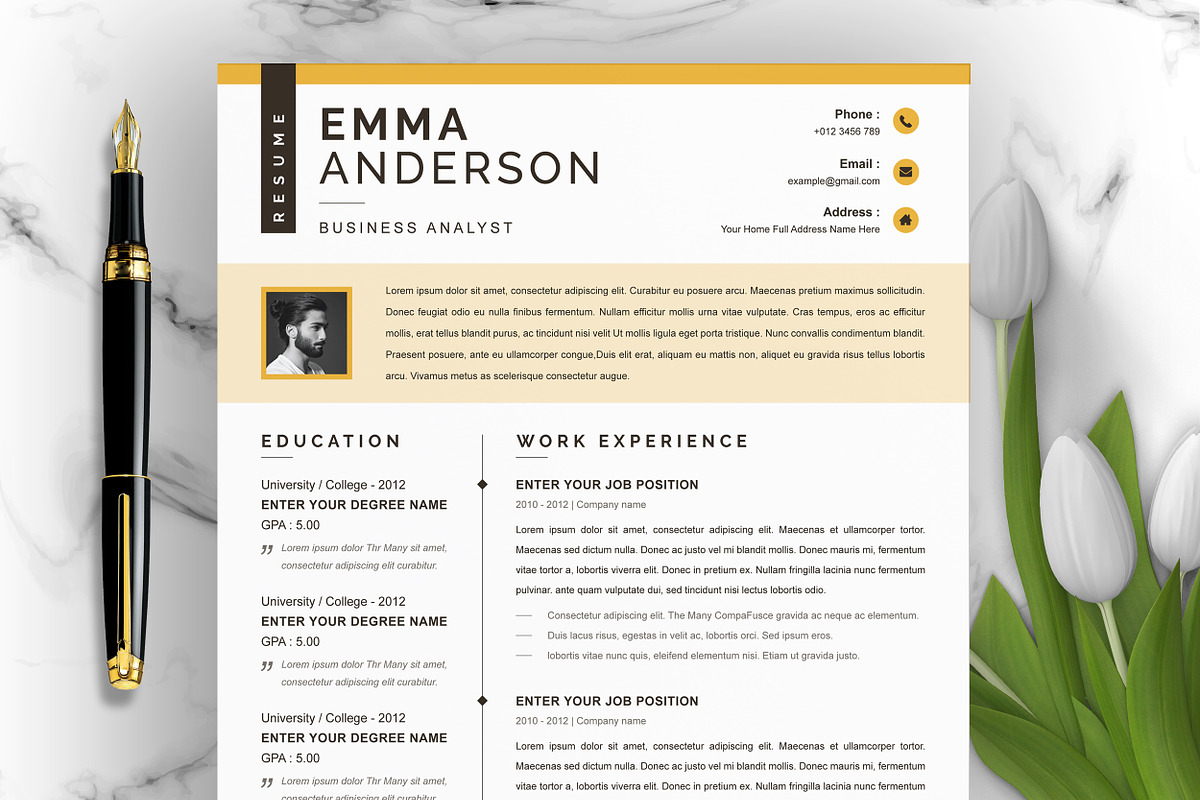 JOB WINNING RESUME - 50 TEMPLATES, a Resume Template by ResumeInventor (Photo 137 of 184)