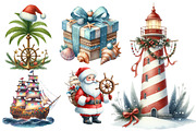 Nautical Christmas Clipart, an Illustration by Designworld (Thumbnail 2 of 5)