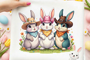 Cute Rabbit Png Cute Easter Bunny, an Illustration by Designking (Thumbnail 4 of 6)