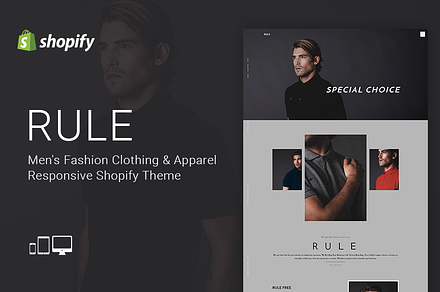 Rule Clothing Apparel Shopify Theme, a Shopify Template by ThemeTidy Shopify Agency