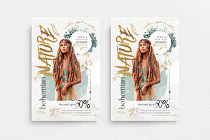 Boho Style Flyer Template