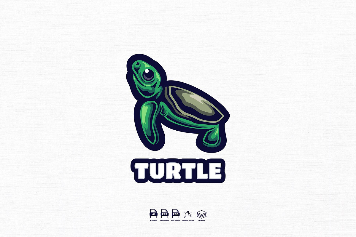 Turtle Mascot Logo Design, a Branding & Logo Template by kromastd22